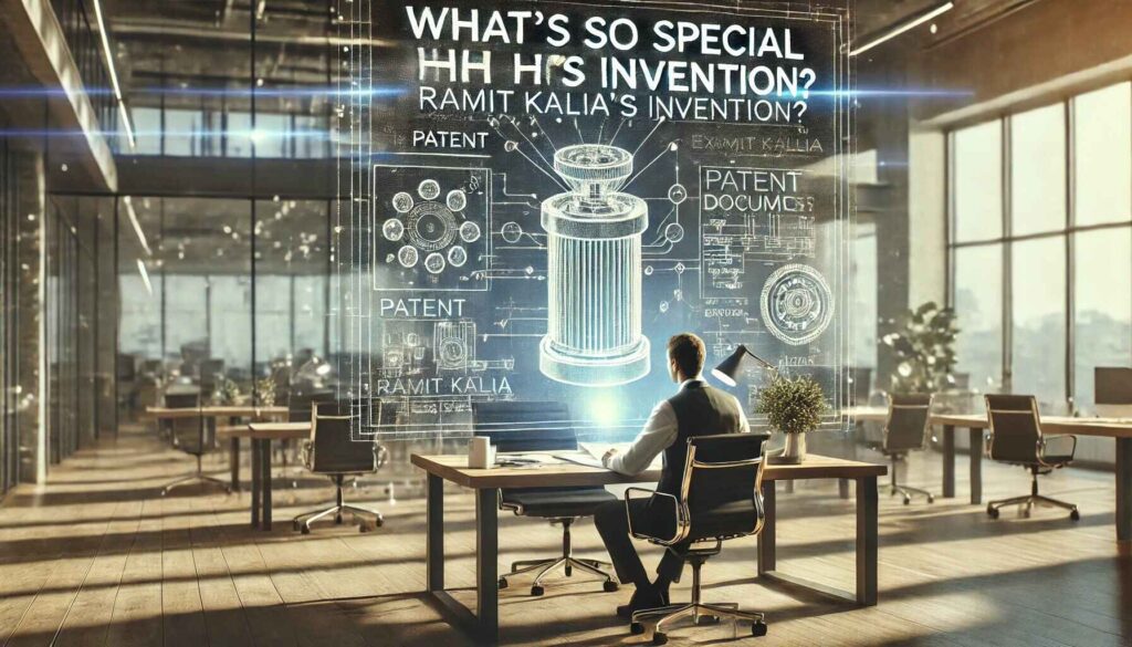 What’s special about Ramit Kalia’s invention in modern office