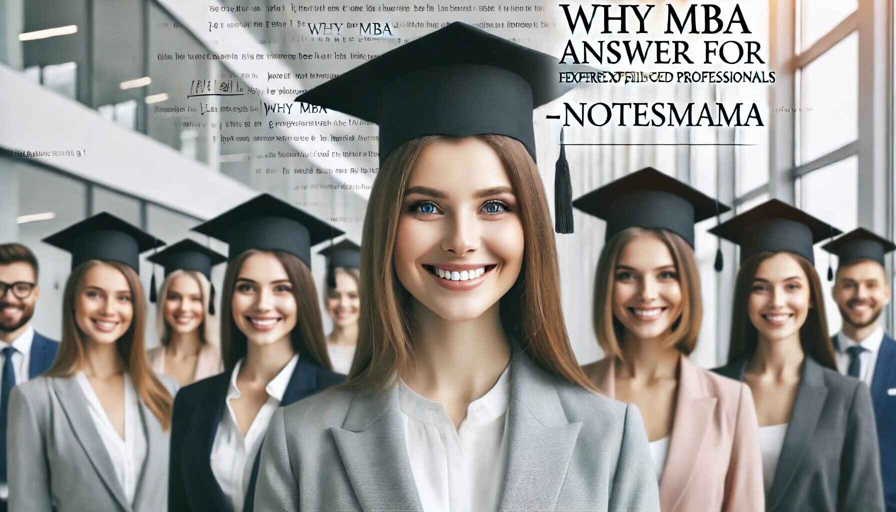 Why MBA for Experienced Professionals - Notesmama in Business